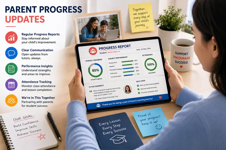 Progress and Update to parents